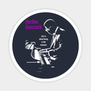 Herbie Hancock Silhouette Magnet